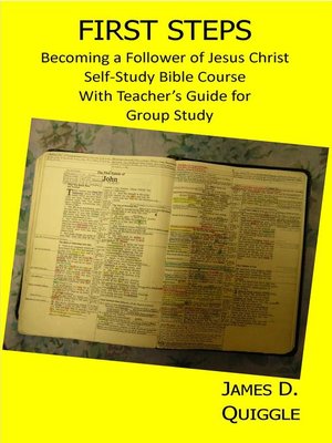 cover image of First Steps, Becoming a Follower of Jesus Christ